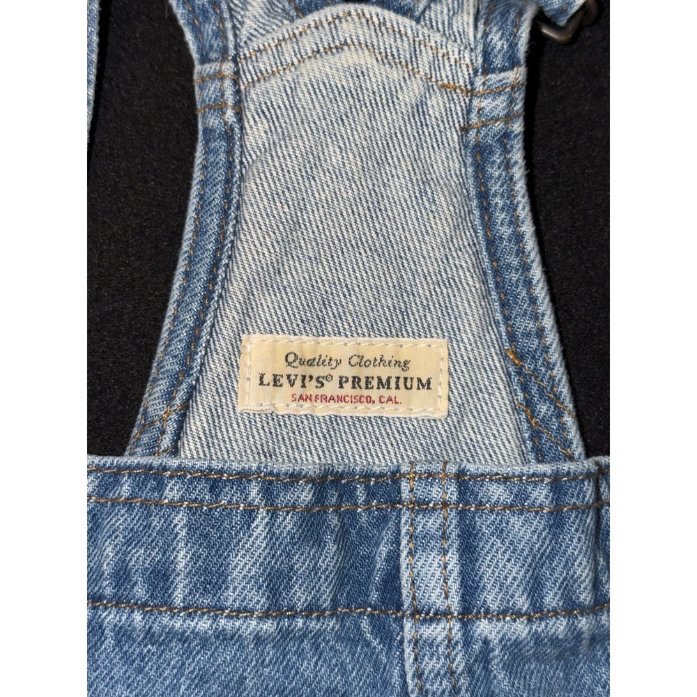 Levi's Strauss & CO Premium Overalls Relaxed Fit Women's Size Medium - Picture 4 of 9
